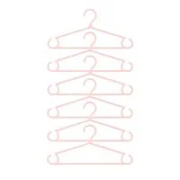 Set de umerase Premaman Pink, 6 buc.