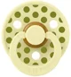 Suzeta rotunda din latex BIBS Studio Colour Polka dot Luna/Wasabi (0-6 luni) foto