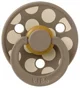 Suzeta rotunda din latex BIBS Studio Colour Polka dot Dark Oak/Vanilla (0-6 luni) foto