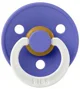 Suzeta rotunda fosforescenta din latex BIBS Colour Glow Grape (0-6 luni) foto