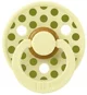 Suzeta rotunda din latex BIBS Studio Colour Polka dot Luna/Wasabi (6-18 luni) foto