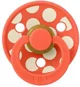Suzeta rotunda din latex BIBS Studio Colour Polka dot Tango/Ivory (6-18 luni) foto
