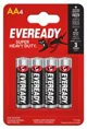 Baterii Eveready Alcaline AA, 4 buc. foto