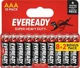 Baterii Eveready Alcaline AAA, 10 buc. foto