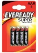 Baterii Eveready Alcaline AAA, 4 buc. foto