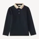 Orchestra Bluza polo cu maneca lunga Navy foto