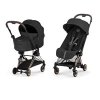 Коляска 2 в 1 Cybex Coya Rosegold Sepia Black 2026 foto