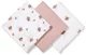 Супермягкие муслиновые пелёнки BabyOno Pink, 3 шт. foto