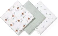 Супермягкие муслиновые пелёнки BabyOno Green, 3 шт. foto