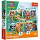Puzzle 4 in 1 Trefl Paw Patrol Povesti de pe insula dinozaurilor foto