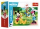 Puzzle Trefl Aventurile nebunesti ale lui Mickey Mouse, 54 Mini el. foto