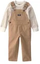 OshKosh Set 2 piese Stripes - bluza cu maneca lunga si salopeta foto