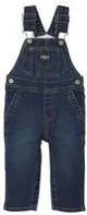 OshKosh Salopeta din denim cu bretele elastice Dark Wash foto