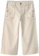 OshKosh Pantaloni largi cu floricele brodate foto