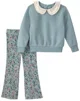 Carter's Set 2 piese Floral - bluza peplum si colanti evazati foto