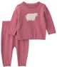 Carter's Set 2 piese Sheep - pulover subtire si pantaloni foto