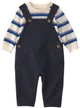 Carter's Set 2 piese Stripes - salopeta lunga si bluza foto