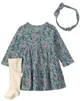 Carter's Set 3 piese Floral - rochita, dresuri si bentita foto
