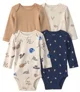 Carter's Set 4 body cu maneca lunga Football foto