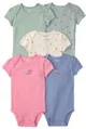 Carter's Set 5 body cu maneca scurta Garden Theme foto