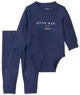 Carter's Set 2 piese Little Man on a Mission - body si pantaloni foto