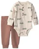 Carter's Set 2 piese Car - body si pantaloni foto