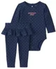 Carter's Set 2 piese Mommy's Mini - body si pantaloni foto