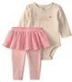 Carter's Set 2 piese Daddy's Little Princess - body si pantaloni cu tul foto
