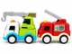 Set din 2 masini de constructii New World cu inertie foto