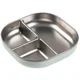 Farfurie cu 3 compartimente din inox Beaba Misty Green foto