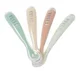Set 4 lingurite ergonomice din silicon Beaba Natural (4+ luni) foto