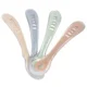 Set 4 lingurite ergonomice din silicon Beaba Natural (8+ luni) foto