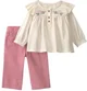 Carter's Set 2 piese Floral - bluza cu volanase si pantaloni foto