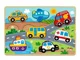 Puzzle din lemn Tooky Toy Transport , 8 el. foto