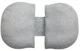 Perna pentru gravide in forma de W Momcozy Grey foto