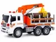 Camion cu busteni Wenyi cu inertie, lumini si sunete 1:16 foto
