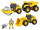 Utilaje de constructii Wenyi cu frictiune, lumini si sunete 1:32 foto