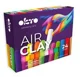 Set creativ cu plastilina aerata Okto Air Clay, 24 buc. foto