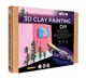 Tablou 3D cu plastilina aerata Okto Air Clay Dimineata roz, 30x30 cm foto
