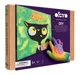 Tablou 3D pe numere din plastilina aerata Air Clay Pisica neagra, 29x29 cm foto