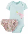 Carter's Set 2 piese - body cu catel si chilotel floral foto