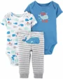 Carter's Set 3 piese Balena - 2 body si pantaloni foto