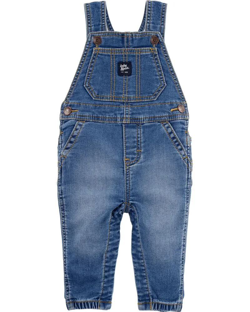 OshKosh Salopeta denim cu bretele si buzunare