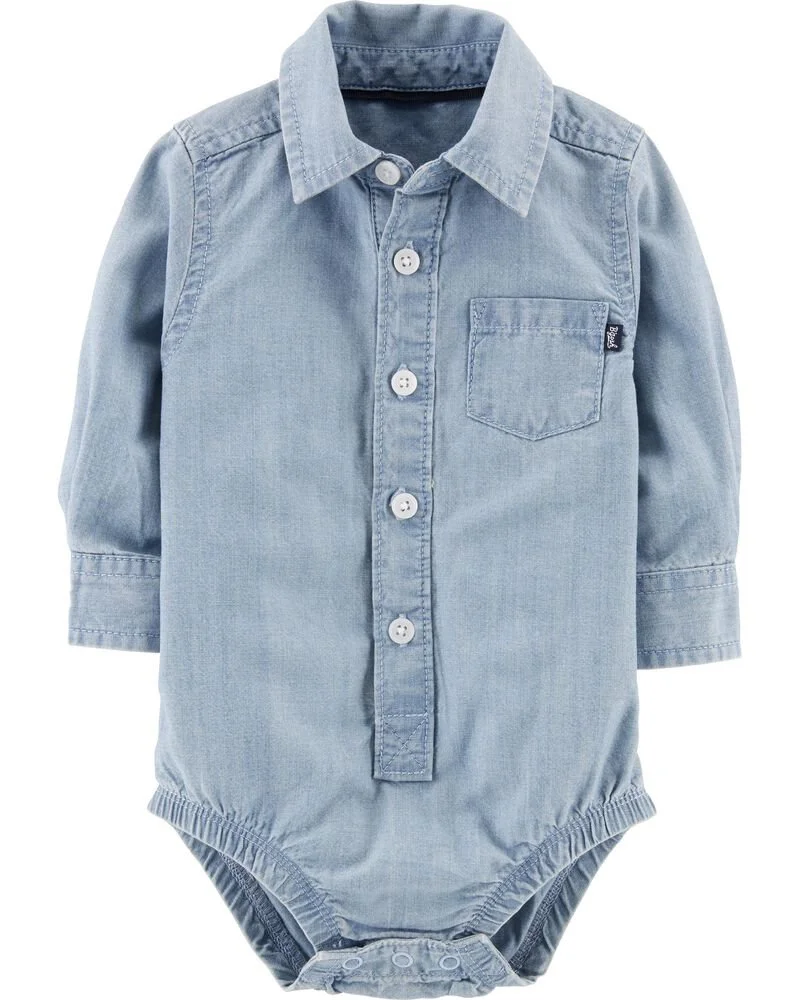 image for OshKosh Body denim cu guler si nasturi foto