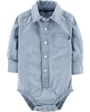 OshKosh Body denim cu guler si nasturi foto