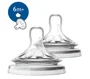 Tetina Philips AVENT Natural, 2 buc., flux pentru terci (6+ luni) foto