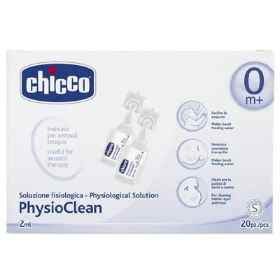 Физраствор назальный Chicco Physioclean, 2 мл, 20 шт.