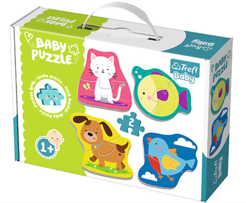 Пазл Trefl Baby Classic - Animals, 4 в 1 (2 эл.) foto