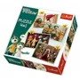 Puzzle Trefl Treflik Family "New friends", 4 in 1 (35+48+54+70 piese) foto
