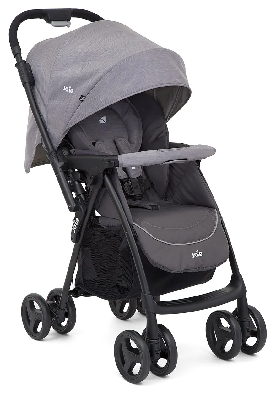 Carucior cu maner reversibil Joie Mirus Dark Pewter foto